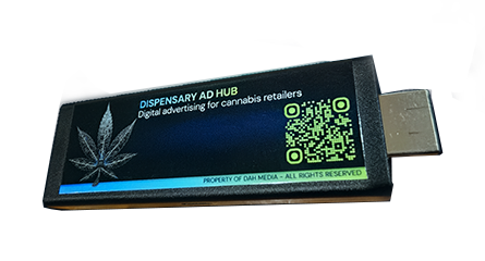 Pre-configured streaming device for in-store display ads